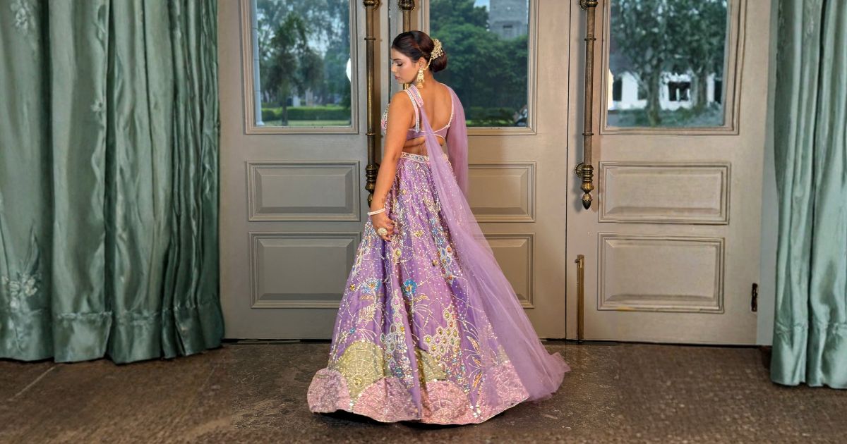 sheesh mahal - Styling a Party Wear Saree for an Evening Event That Actually Delivers 1 - Radhisha by Sheesh Mahal - Radhisha by Sheesh Mahal Styling a Party Wear Saree for an Evening Event That Actually Delivers