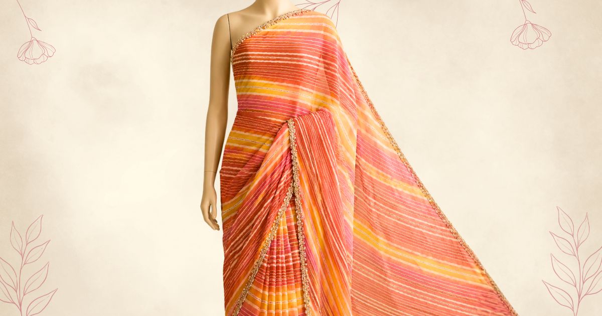 Styling an Orange Dola Silk Saree for Festive Occasions